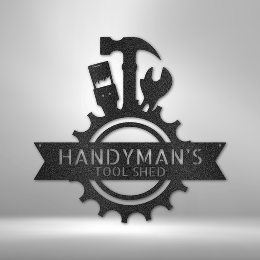 Handyman Shop - Custom Steel Sign