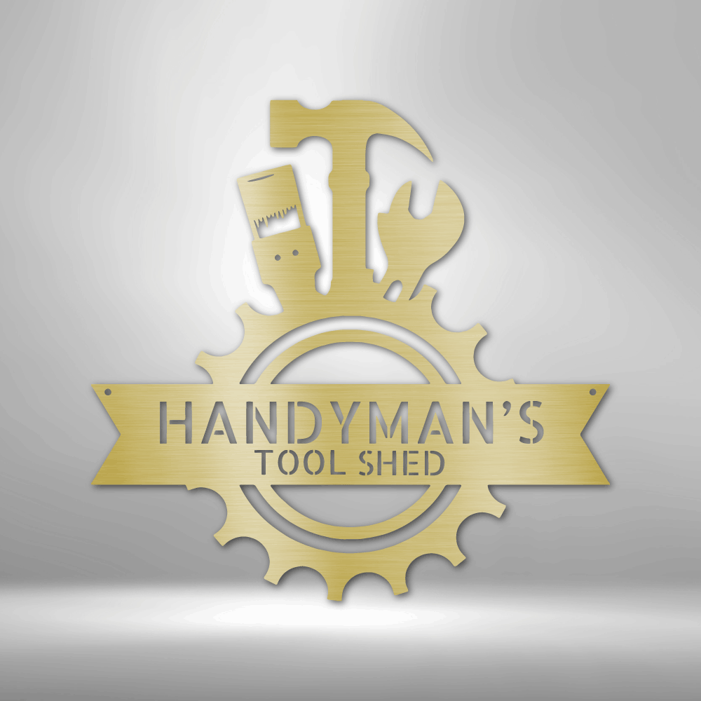 Handyman Shop - Custom Steel Sign