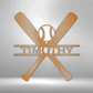 Batter Up Baseball - Custom Metal Sign