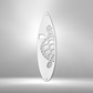 Surf Board Turtle - Steel Sign