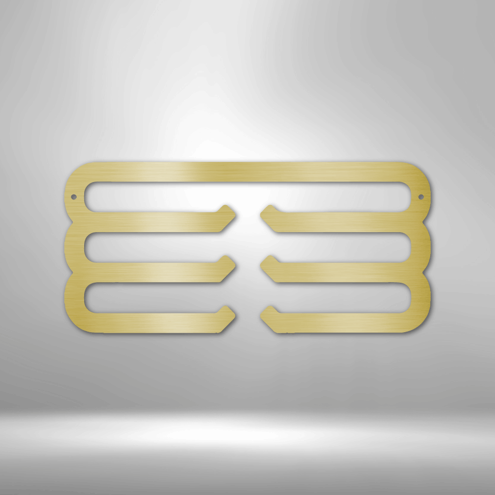 Sports Medal Hanger Monogram - Steel Sign