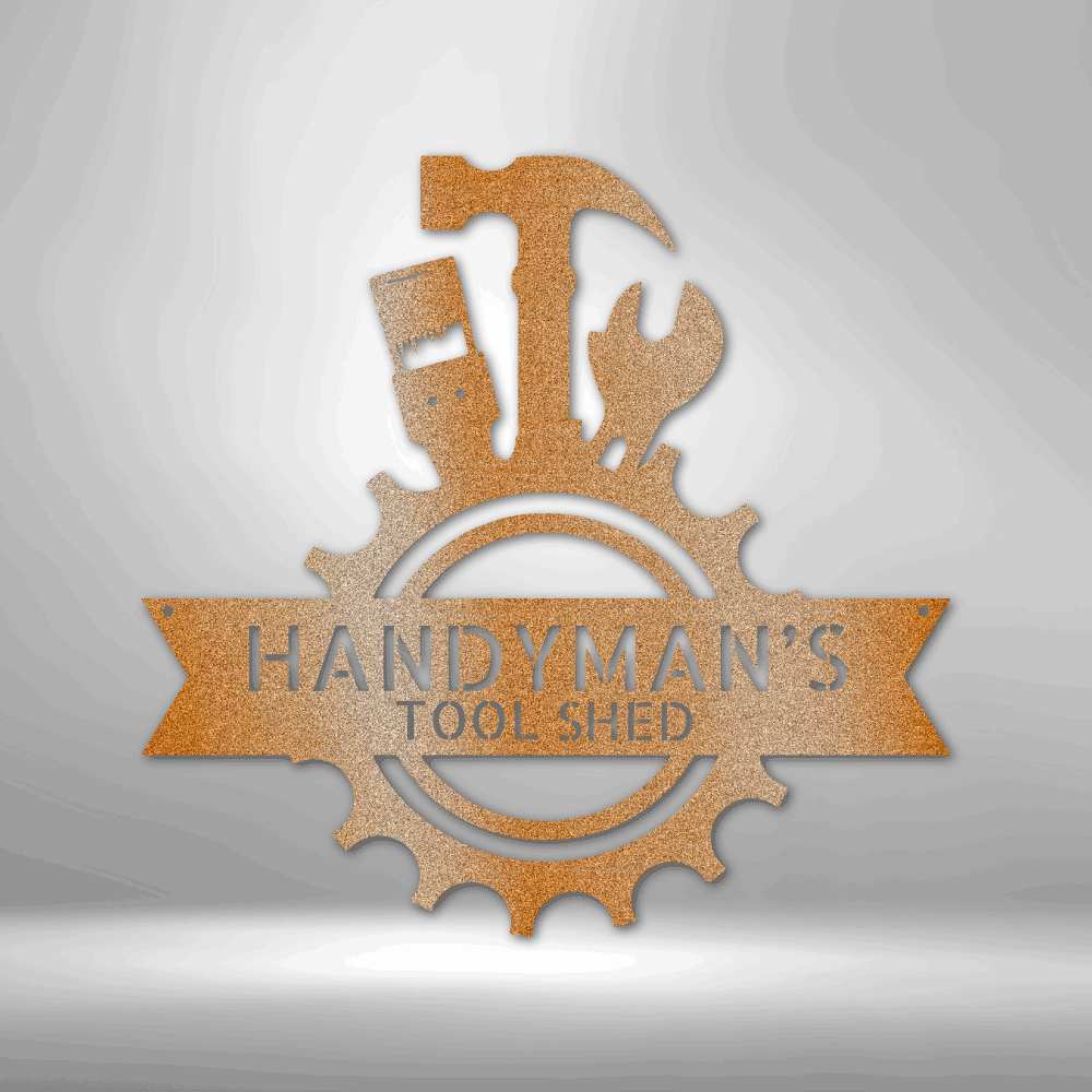Handyman Shop - Custom Steel Sign
