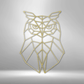 Geometric Owl - Steel Sign
