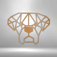 Geometric Dog - Steel Sign