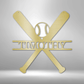 Batter Up Baseball - Custom Metal Sign
