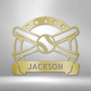 Play Baseball - Custom Metal Sign