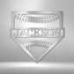 Personal Baseball Home Base - Custom Metal Sign