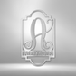 Regal Monogram - Steel Sign